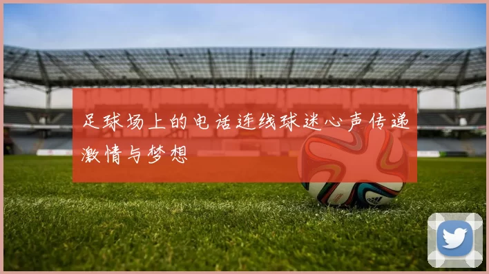 足球场上的电话连线球迷心声传递激情与梦想